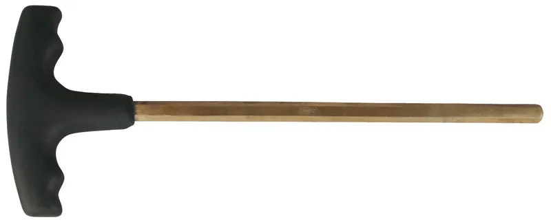 KS TOOLS BRONZEplus Innensechskant-Winkelstiftschlüssel mit T-Griff 6 mm lang ( 963.1583 )
