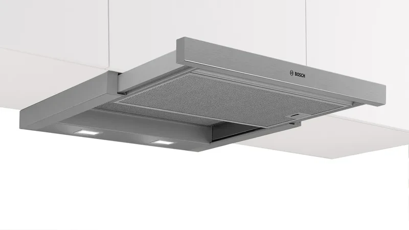 Bosch Dunstabzug DFL064A52 Flachschirm-Dunsthaube Serie 4 + DSZ4685 Griffleiste Edelstahl