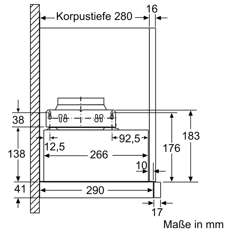 Bosch Dunstabzug DFL064A52 Flachschirm-Dunsthaube Serie 4 + DSZ4685 Griffleiste Edelstahl