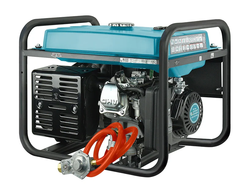 "Könner & Söhnen" LPG/Benzin-Generator KS 9000E G - 6kW Nennleistung - Benzin- (Gas-) Motor - 230V