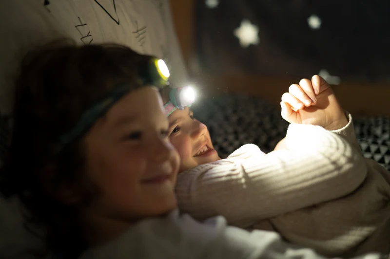 LEDLENSER Wiederaufladbare Kinder-Stirnlampe KIDLED4R