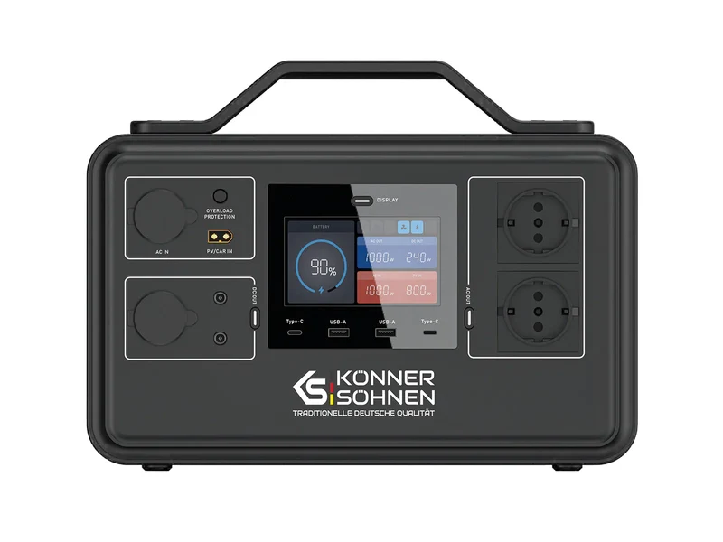 "Könner & Söhnen" Tragbare Powerstation KS 1200PS - 1030Wh