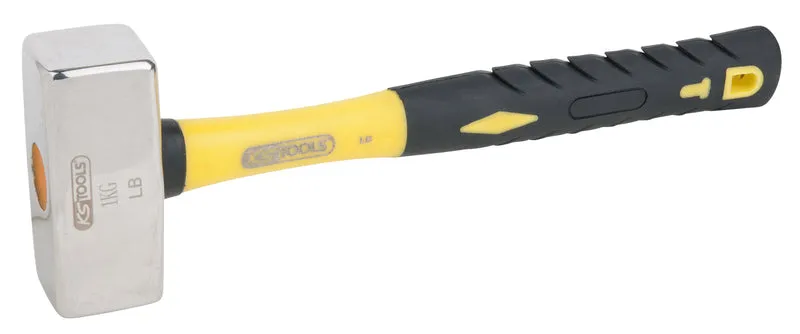 KS TOOLS EDELSTAHL Fäustel mit Fiberglasstiel, 1800g ( 964.2004 )