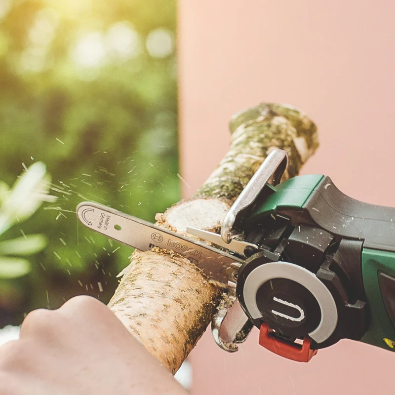 Bosch EasyCut 12 Akku Säge 12 V 65 mm Mini Kettensäge ( 06033C9001 ) Solo - ohne Akku, ohne Ladegerät