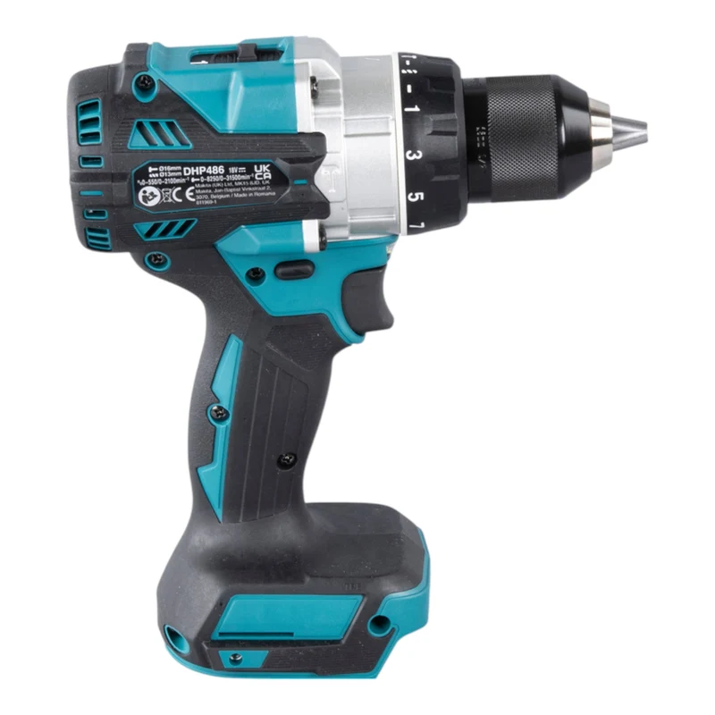 Makita DHP 486 Z Akku Schlagbohrschrauber 18 V 130 Nm Brushless + 102 tlg. Bit Bohrer Set - ohne Akku, ohne Ladegerät