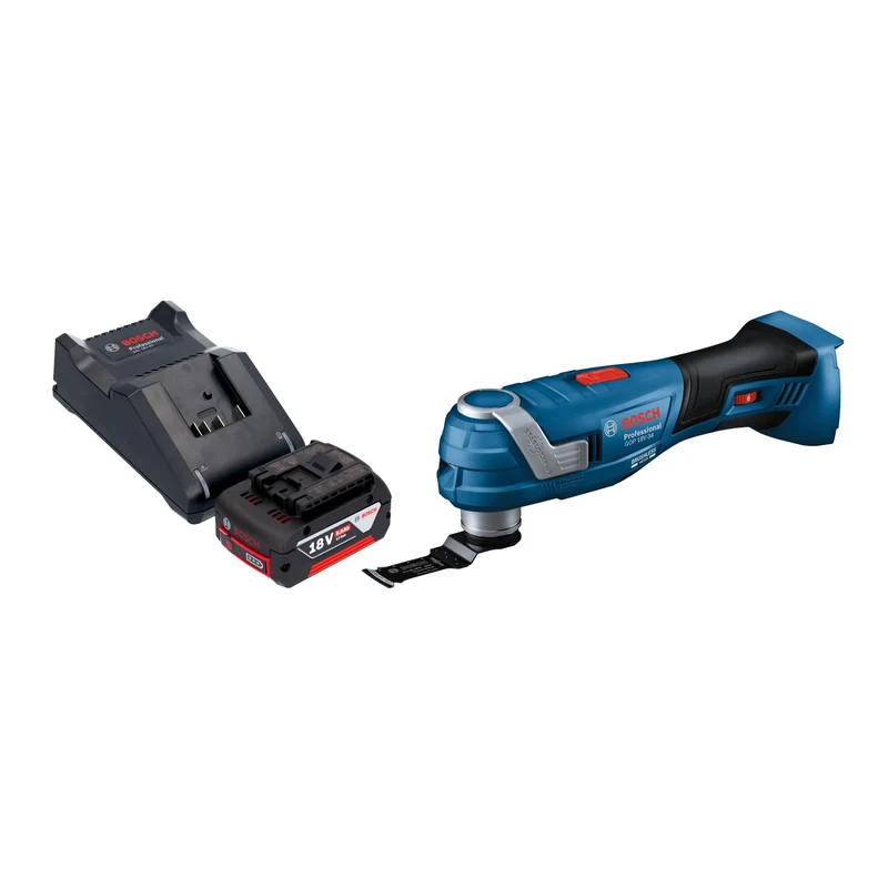 Bosch GOP 18V-34 Professional Akku Multi Cutter 18 V Starlock Plus + 1x Akku 5,0 Ah + Ladegerät