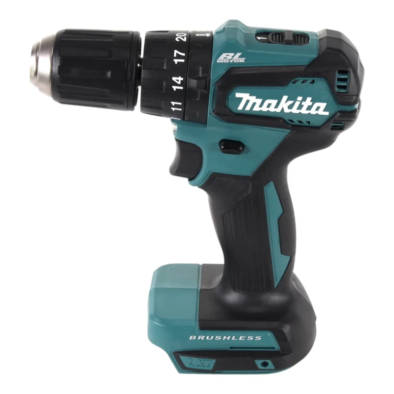 Makita DHP 483 Z Akku Schlagbohrschrauber 18 V 40 Nm Brushless + 102 tlg. Bit Bohrer Set - ohne Akku, ohne Ladegerät