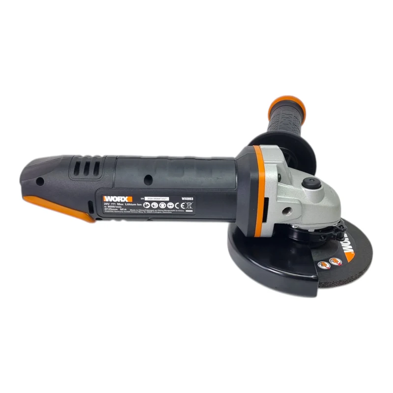 Worx WX803.9 Akku Winkelschleifer 20 V 125 mm Solo - ohne Akku, ohne Ladegerät