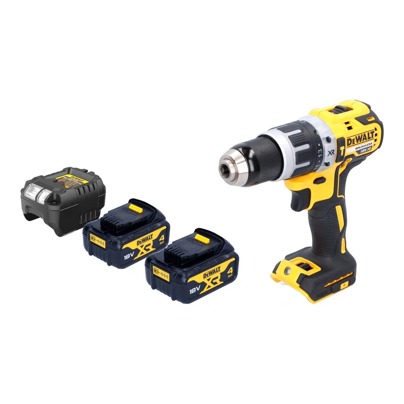 DeWalt DCD 796 M2 Akku Schlagbohrschrauber 18 V 70 Nm Brushless + 2x Akku 4,0 Ah + Ladegerät