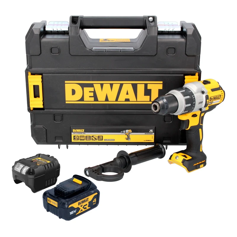 DeWalt DCD 996 M1T Akku Schlagbohrschrauber 18 V 95 Nm Brushless + 1x Akku 4,0 Ah + Ladegerät + TSTAK
