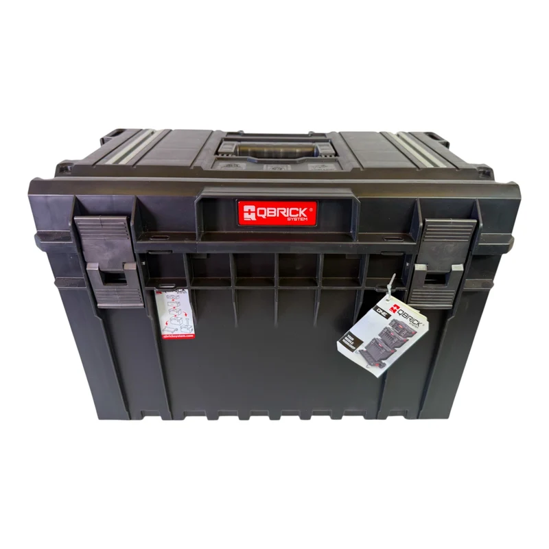 Qbrick System ONE 450 1.0 Technik Werkzeugkoffer 585 x 385 x 420 mm 52 l stapelbar IP66 ( alte Version ) ohne Gewindeeinsätze