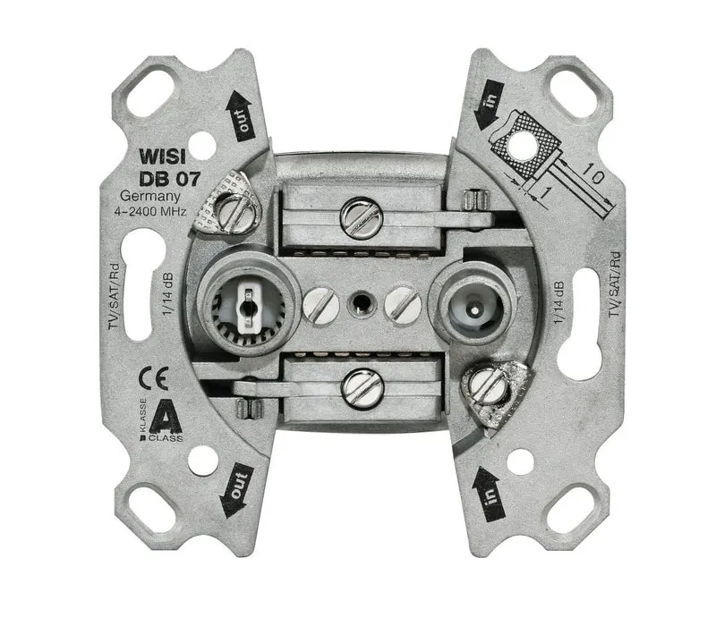 WISI DB 07 Universal Durchgangsdose 14dB