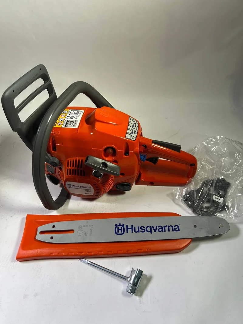 Husqvarna 120 Mark II Benzin Kettensäge 1,4 kW 38 cm³ 45 cm ( 967861903 ) - Leicht Gebraucht