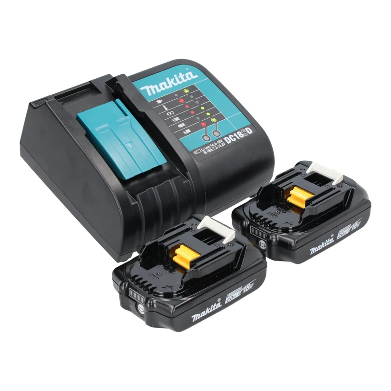 Makita DUC 101 SA201 Akku Astsäge 18 V 10 cm Brushless + 2x Akku 2,0 Ah + Ladegerät