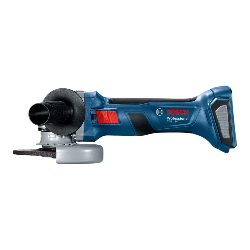 Bosch GWS 18V-7 Professional Akku Winkelschleifer 18 V 115 mm Brushless + 2x Akku 5,0 Ah + Ladegerät