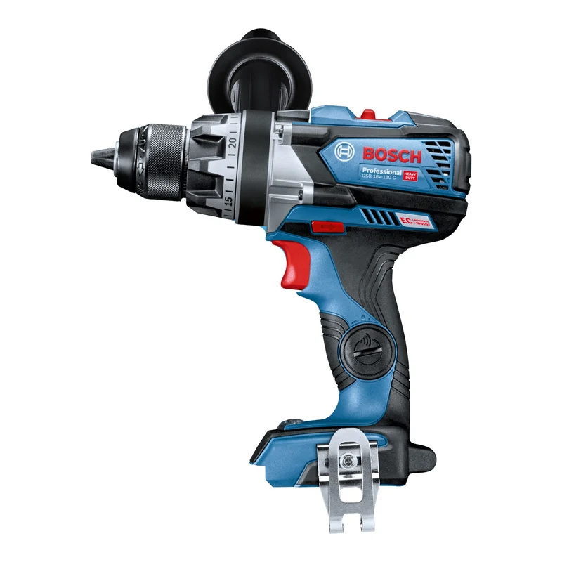 Bosch GSR 18V-110 C Professional Akku Bohrschrauber 18 V 110 Nm Brushless + 1x Akku 2,0 Ah + Ladegerät