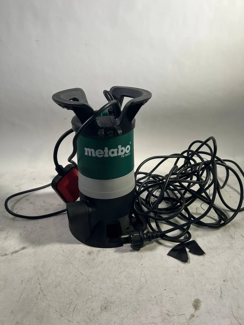 Metabo PS 7500 S Elektro Schmutzwasser Tauchpumpe 450 W 7.500 l/h 5 m Tiefe ( 0250750000 ) - Beschädigt