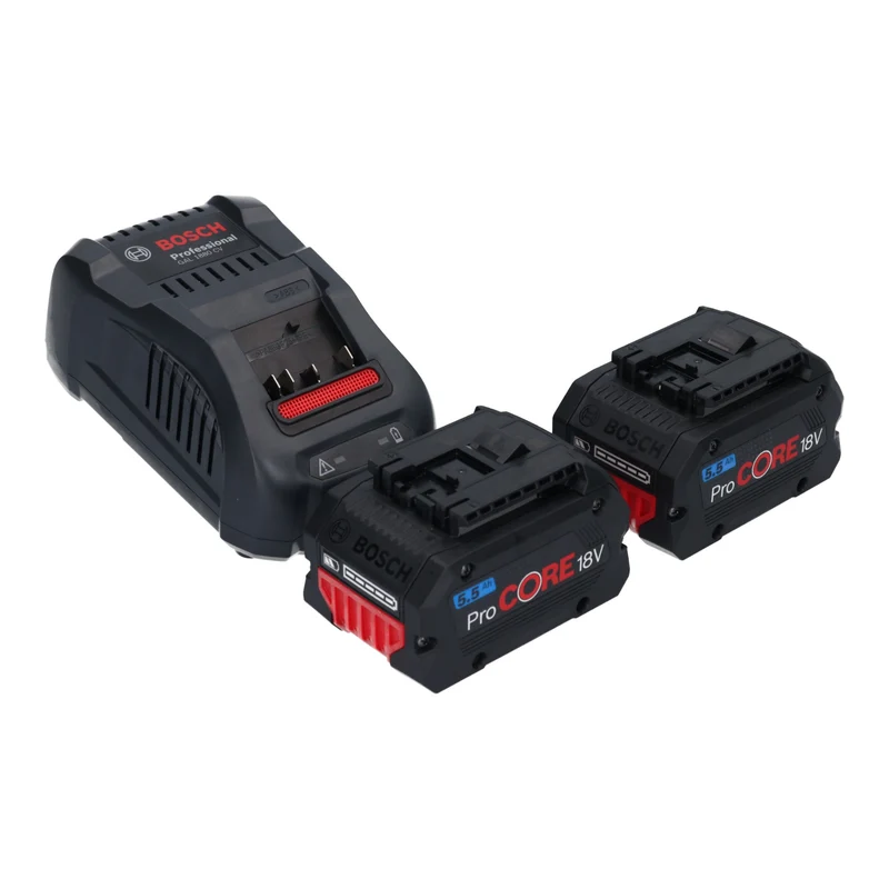 Bosch GHO 18V-26 Professional Akku Hobel 18 V 2,6 mm Brushless + 2x ProCORE Akku 5,5 Ah + Ladegerät + L-Boxx