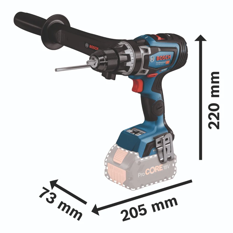 Bosch GSR 18V-150 C Professional Akku Bohrschrauber 18 V 150 Nm Brushless + 1x ProCORE Akku 8,0 Ah - ohne Ladegerät