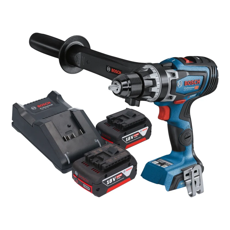 Bosch GSR 18V-150 C Professional Akku Bohrschrauber 18 V 150 Nm Brushless + 2x Akku 5,0 Ah + Ladegerät