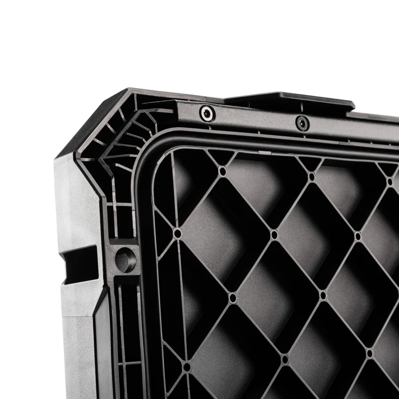 Toughbuilt STACKTECH TB-B1-B-30 Werkzeugkiste Box 53 x 40 x 18 cm IP65 + 2x Inlay mit Deckel + 2x Inlay + 4x Trennwand