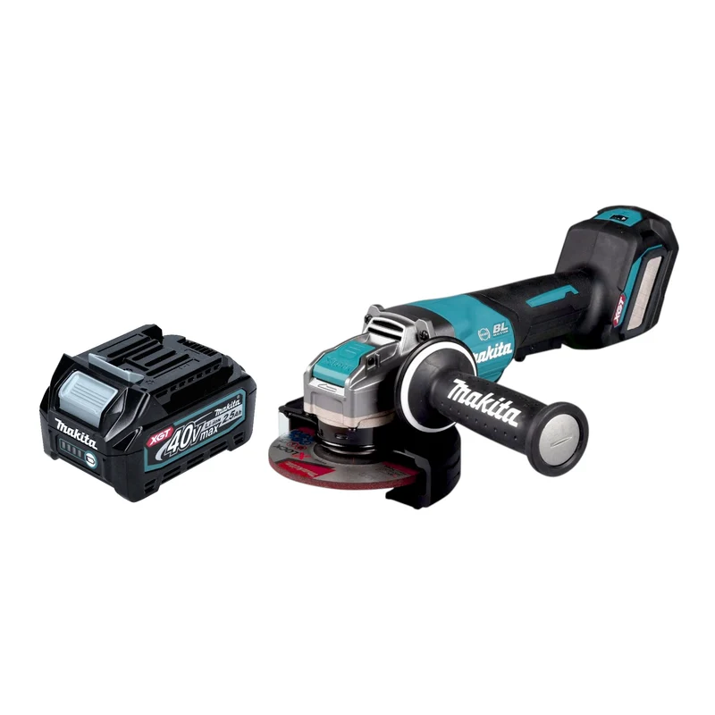 Makita GA 044 GD1 Akku Winkelschleifer 40 V max. 125 mm X-LOCK Brushless + 1x Akku 2,5 Ah - ohne Ladegerät