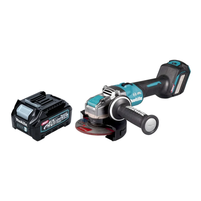 Makita GA 041 GD1 Akku Winkelschleifer 40 V max. 125 mm X-LOCK Brushless + 1x Akku 2,5 Ah - ohne Ladegerät