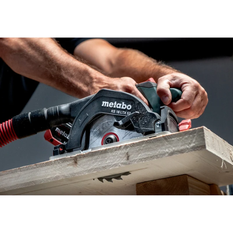 Metabo KS 18 LTX 57 Akku Handkreissäge 18 V 165 mm + 1x LiHD Akku 10,0 Ah + Ladegerät
