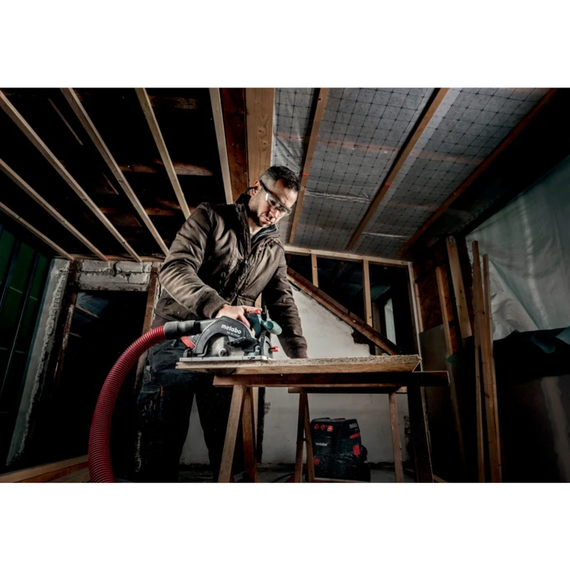 Metabo KS 18 LTX 57 Akku Handkreissäge 18 V 165 mm + 2x LiHD Akku 10,0 Ah + Ladegerät