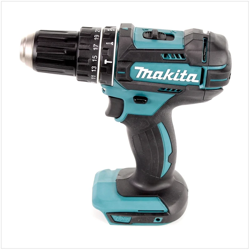 Makita DHP 482 RMJ Akku Schlagbohrschrauber 18V 62Nm im Makpac + 2x 4,0 Ah Akku + Ladegerät