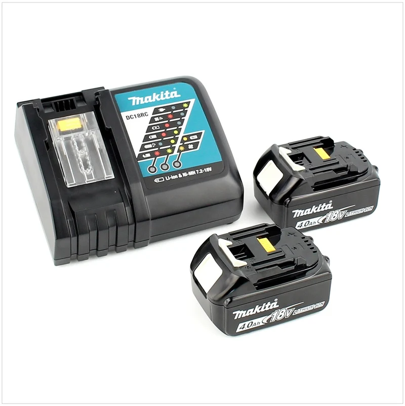 Makita DHP 482 RMJ Akku Schlagbohrschrauber 18V 62Nm im Makpac + 2x 4,0 Ah Akku + Ladegerät