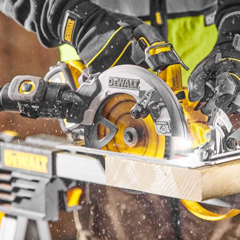 DeWalt DCS 573 NT Akku Handkreissäge 18 V 190 x 30 mm Brushless + 1x Akku 9,0 Ah + TSTAK - ohne Ladegerät