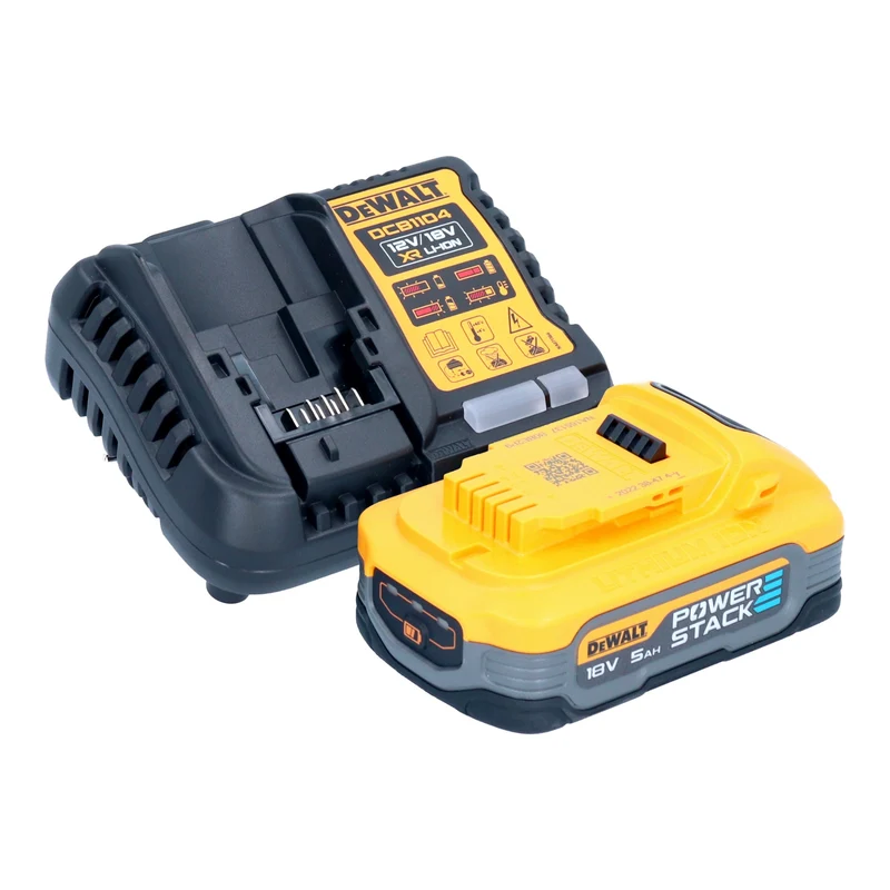 DeWalt DCD 800 H1T Akku Bohrschrauber 18 V 90 Nm Brushless + 1x Powerstack Akku 5,0 Ah + Ladegerät + TSTAK