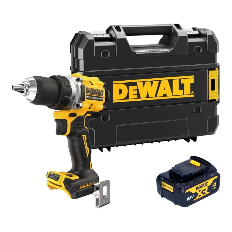 DeWalt DCD 800 NT Akku Bohrschrauber 18 V 90 Nm Brushless + 1x Akku 4,0 Ah + TSTAK - ohne Ladegerät