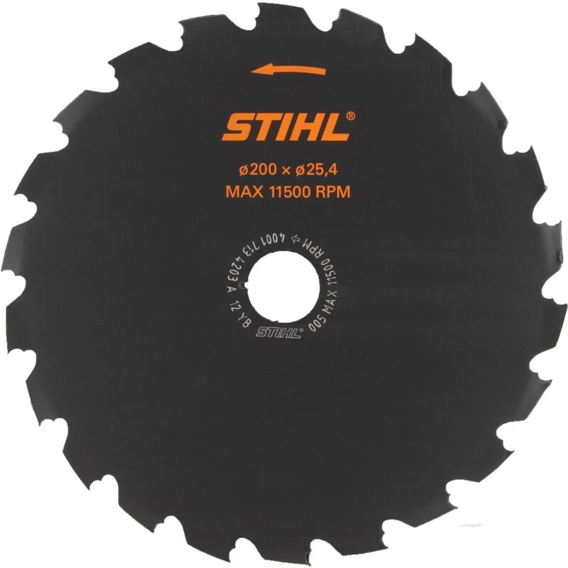 STIHL Meißelzahn-Sägeblatt passend für FS 80, FS 85, FS 89 u. a. Ausführung • Profi-Kreissägeblatt mit ve