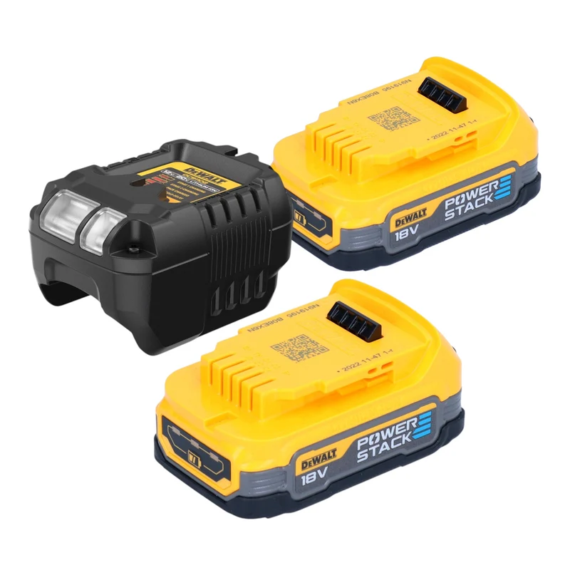 DeWalt DCMPH 566 E2 Akku Stabheckenschere 18 V 55 cm + 2x Powerstack Akku 1,7 Ah + Ladegerät