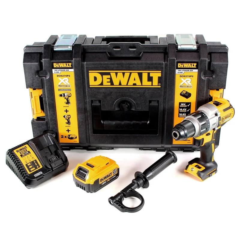 DeWalt DCD 996 M1 Akku Schlagbohrschrauber 18V 95Nm Brushless + 1x Akku 4,0Ah + Schnellladegerät + Toughbox