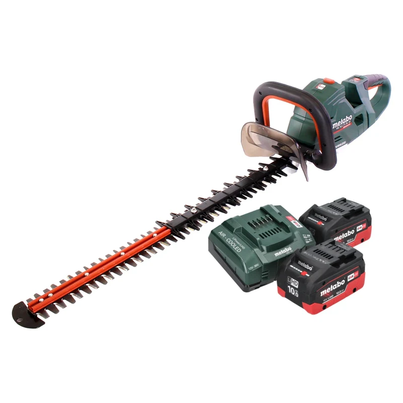 Metabo HS 18 LTX BL 65 Akku Heckenschere 18 V 60 cm Brushless + 2x Akku 10,0 Ah + Ladegerät