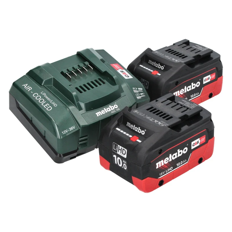 Metabo HS 18 LTX BL 65 Akku Heckenschere 18 V 60 cm Brushless + 2x Akku 10,0 Ah + Ladegerät