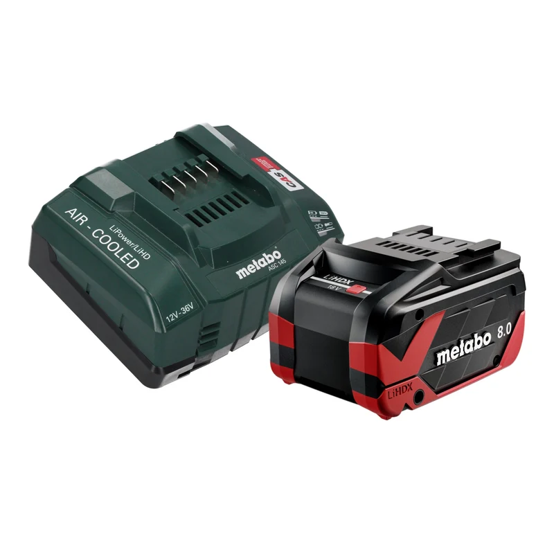 Metabo TPF 18 LTX 2200 Akku Tauch- und Regenfasspumpe 18 V 2200 l/h + 1x LiHDX Akku 8,0 Ah + Ladegerät