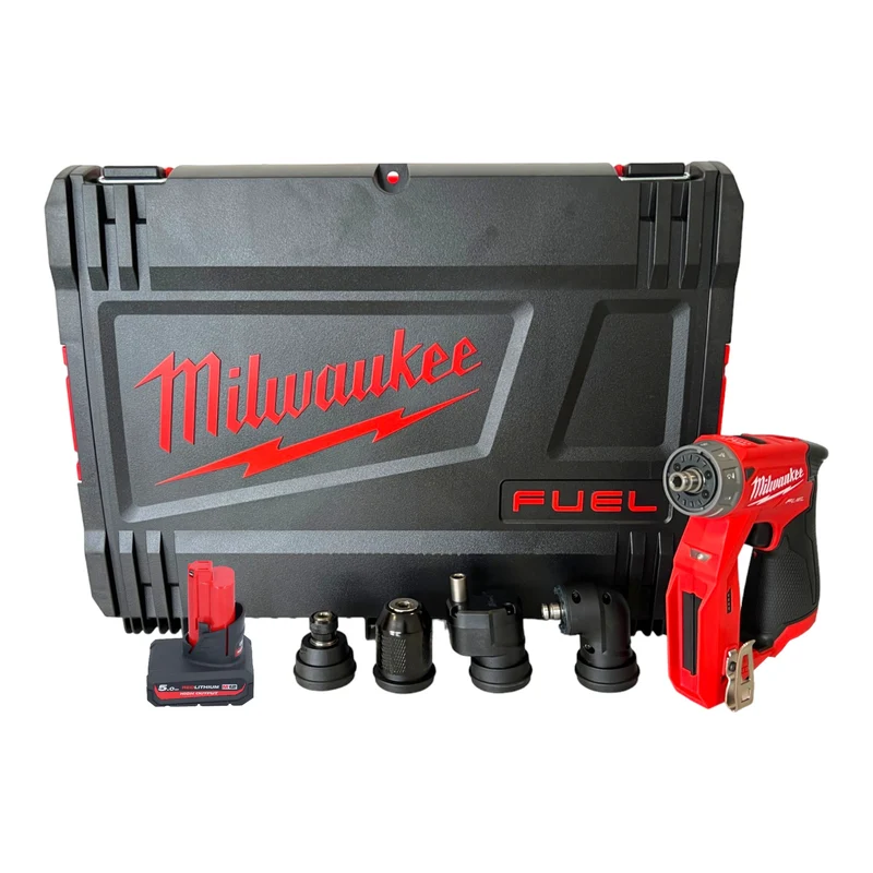 Milwaukee M12 FDDXKIT-501X Akku Bohrschrauber 12V 34 Nm Brushless + 1x Akku 5,0 Ah + HD Box - ohne Ladegerät
