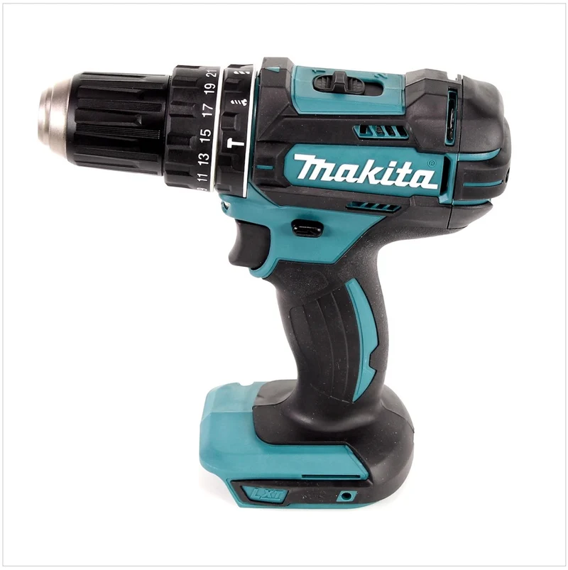 Makita DHP 482 RAJ Akku Schlagbohrschrauber 18 V 62 Nm + 2x Akku 2,0 Ah + Ladegerät + Makpac