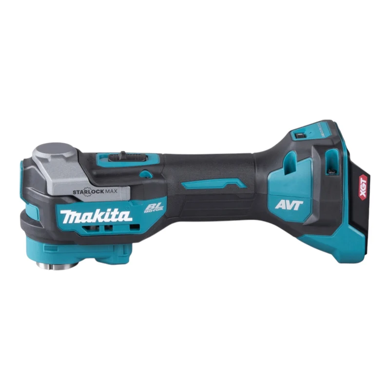 Makita TM 001 GM103 Akku Multifunktionswerkzeug 40 V max. Starlock Max Brushless + 1x Akku 4,0 Ah + 37 tlg. Zubehörset + Ladegerät + Makpac