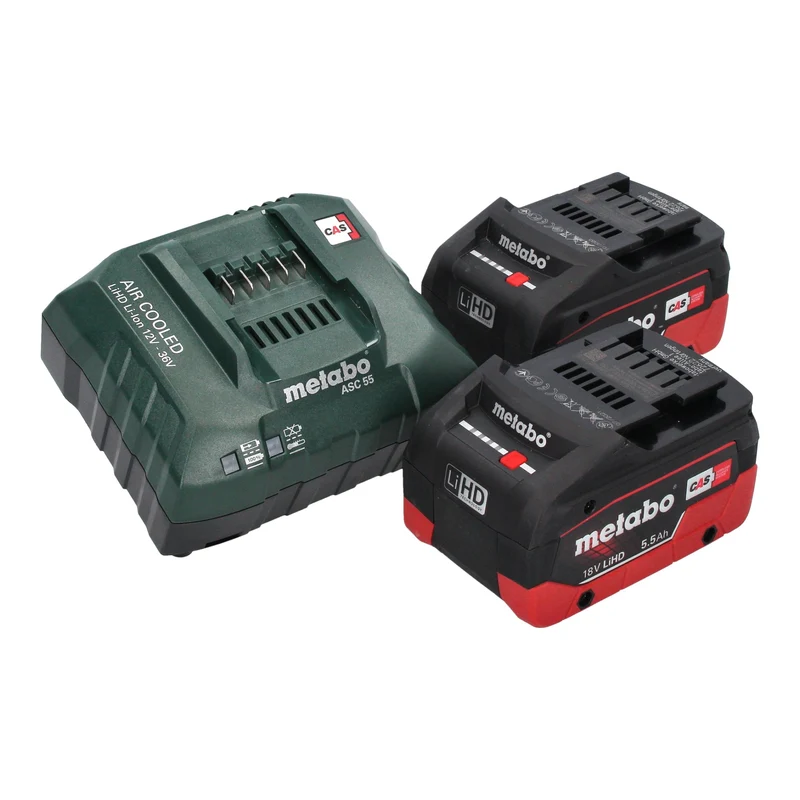 Metabo TPF 18 LTX 2200 Akku Tauch- und Regenfasspumpe 18 V 2200 l/h + 2x LiHD Akku 5,5 Ah + Ladegerät