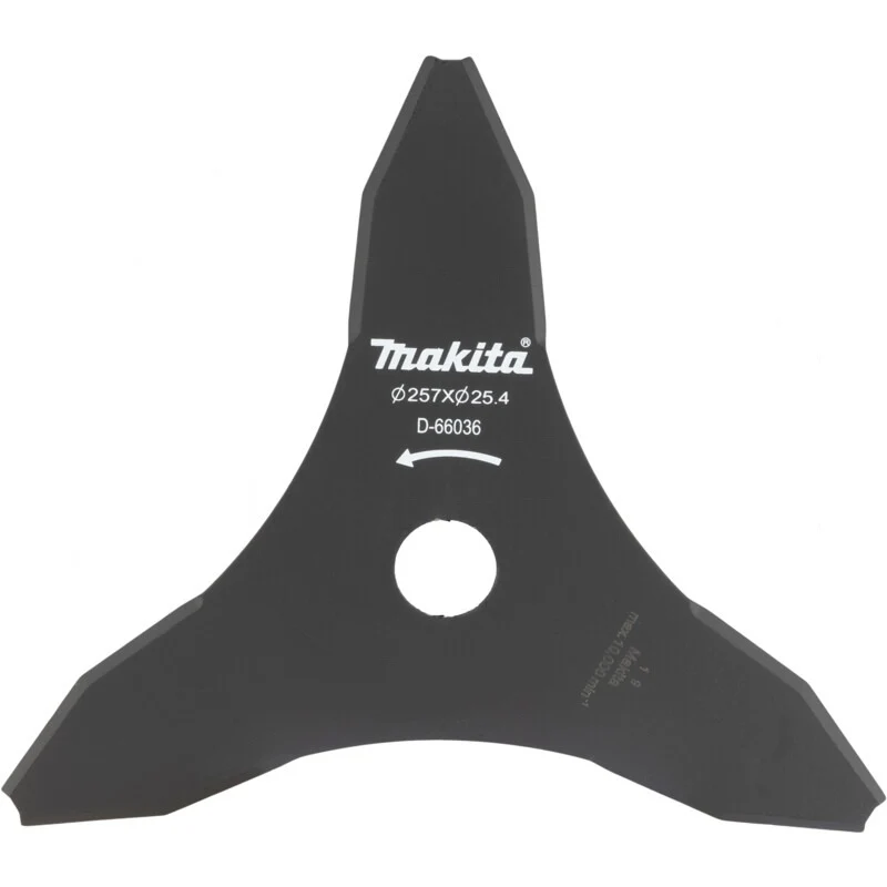 Makita 3-Zahn Dickicht-Mulchmesser Schnittbreite (mm) 257