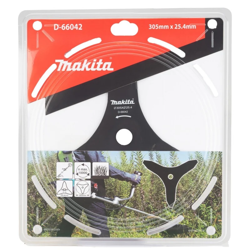 Makita 3-Zahn Dickicht-Mulchmesser Schnittbreite (mm) 305