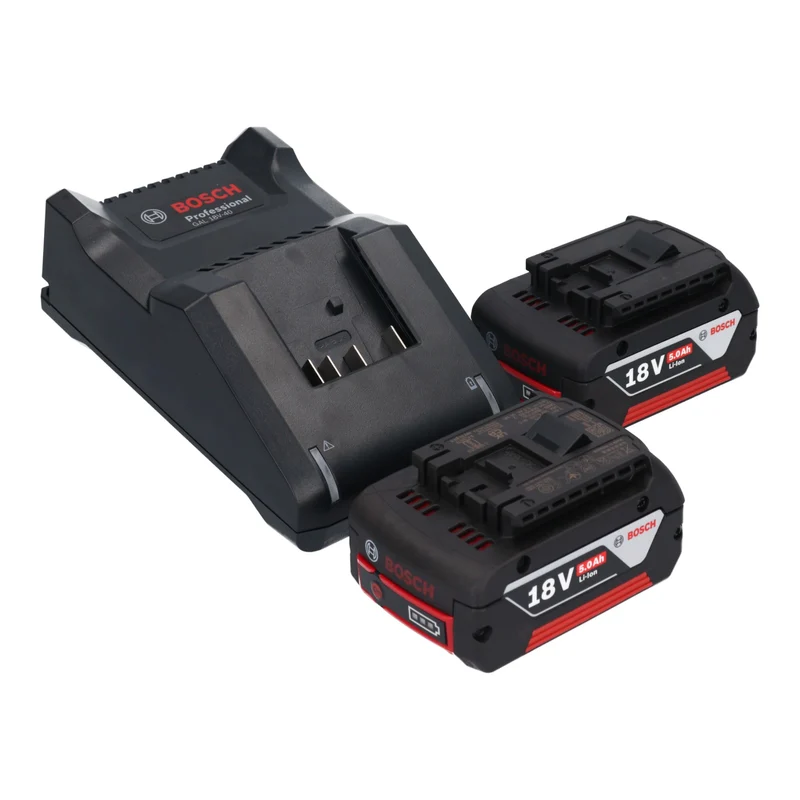 Bosch GKM 18V-50 Professional Akku Metall Handkreissäge 18 V 136 mm Brushless + 2x Akku 5,0 Ah + Ladegerät
