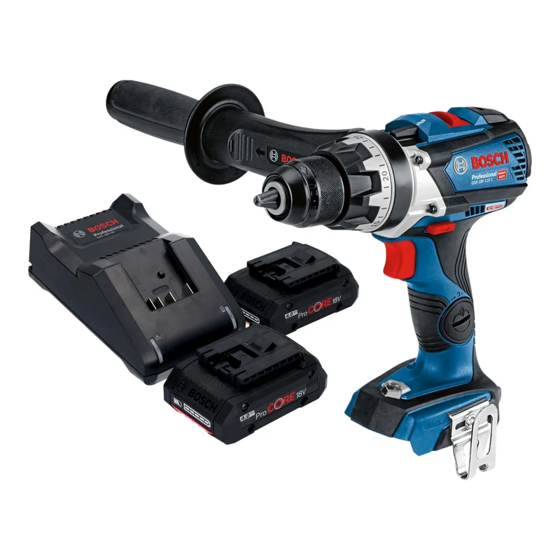 Bosch GSR 18V-110 C Professional Akku Bohrschrauber 18 V 110 Nm Brushless + 2x ProCORE Akku 4,0 Ah + Ladegerät