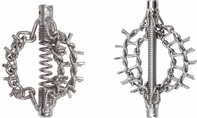 KS TOOLS Kettenschleuderkopf mit Spike-Kette, 4 Ketten Ø30mm,16mm ( 900.2188 )