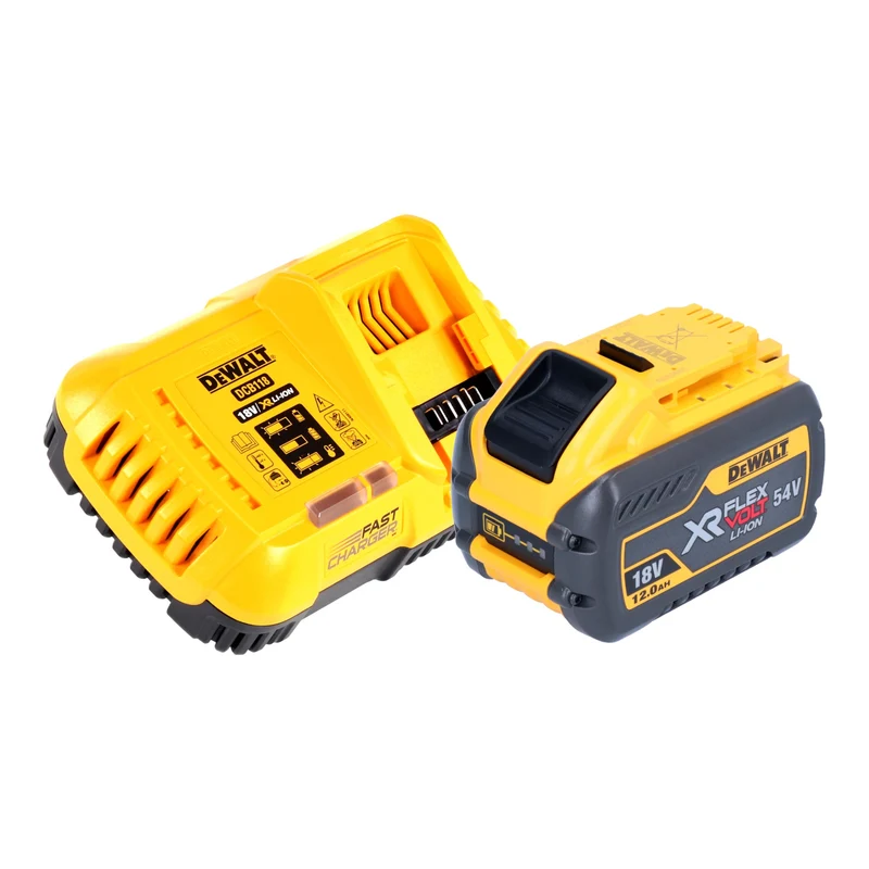 DeWalt DCG 460 Y1 Akku Winkelschleifer 54 V 230 mm + 1x Akku 12,0 Ah + Ladegerät